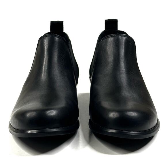 Munro Bedford Black Leather Shoe Bootie Block Heel Womens Size 6.5M New $230 - Picture 3 of 10